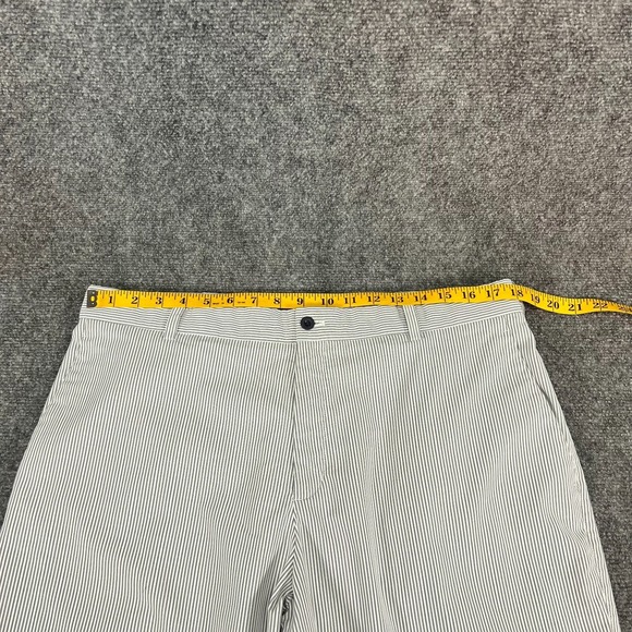 Nike Golf Mens Dri-Fit Pinstripe Pants Gray White 36x30 Performance Style 433251 - Picture 11 of 14